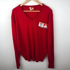 Vintage 1988 Calgary Olympic Touch Run Sweater